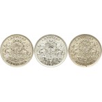 Latvia 1 Lats 1924 Lot of 3 Coins