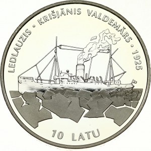 Latvia 10 Latu 1998 Icebreaker Krisjanis Valdemars