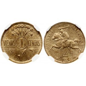 Lithuania 1 Centas 1925 NGC MS 64