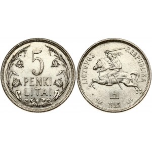 Lithuania 5 Litai 1925