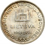 Lithuania 10 Litų (1918-1938) 20th Anniversary of Republic.