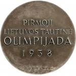 Lithuania Silver Medal 1938 1st Lithuanian National Olimpijada