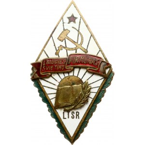 Lithuania LTSR for Excellence in Public Education Badge (20th Century)
