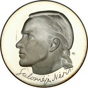 Lithuania Medal 1984 Salomėja Nėris