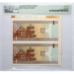 Lithuania 1 Litas 1994 Žemaitė Banknote PMG 65 Gem Uncirculated EPQ