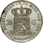 Netherlands 2 1/2 Gulden 1870