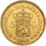 Netherlands 5 Gulden 1912