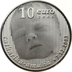 Netherlands 10 Euro 2004 Birth of Princess Catharina Amalia