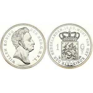 Netherlands 1 Gulden 1840 Willem I Replica