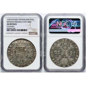 Spanish Netherlands Brabant Patagon 1630 Brussels NGC AU DETAILS