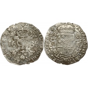 Spanish Netherlands FLANDERS 1 Patagon 1686 (R1)