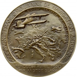 Romania Medal Roumaine de Navigation Aerienne founded (1920)