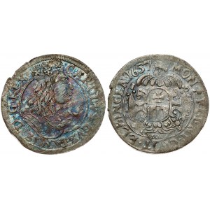 Elbing Ort 1657 NH Swedish Occupation (R4)