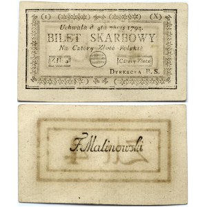 Poland 4 Zlote 1794 Banknote (R)