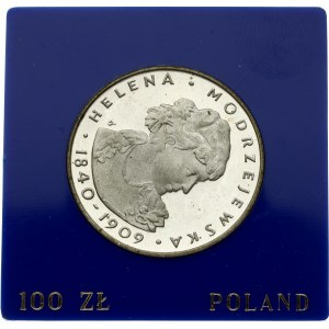 Poland 100 Zlotych 1975 Helena Modrzejewska