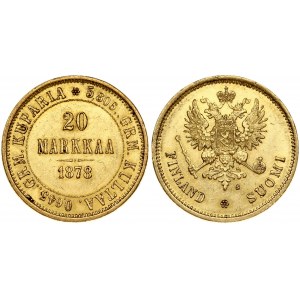 Russia for Finland 20 Markkaa 1878 S (R)