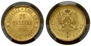 Russia for Finland 20 Markkaa 1913 S PCGS MS64