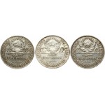 Russia 50 Kopecks 1924 ПЛ & TP Lot of 3 Coins