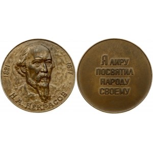 Russia Medal (1977) Nikolay Nekrasov