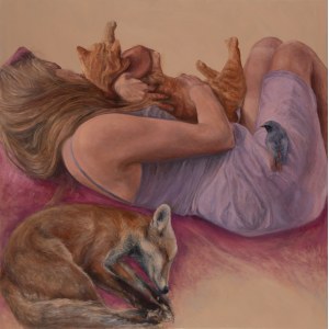 Malwina Zolyniak (b. 1982, Czestochowa), Dreaming of foxes, 2021