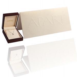 Naszyjnik z brylantem ~0.51ct wykonany ze złota