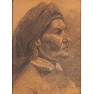Jacek Malczewski (1854 Radom - 1929 Krakov), Portrét venkovanky