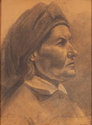 Jacek Malczewski (1854 Radom - 1929 Kraków), Portret chłopki
