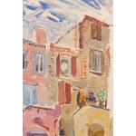 Maria Melania Mutermilch Mela Muter (1876 Warsaw - 1967 Paris), Landscape from the South of France (recto) / Tenements (verso)