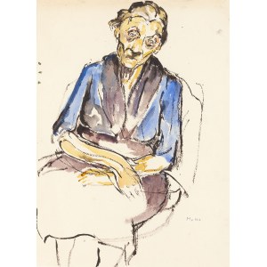 Maria Melania Mutermilch Mela Muter (1876 Warszawa - 1967 Paryż), Portret siedzącej kobiety
