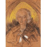 Stanisław Ignacy Witkiewicz \ Witkacy (1885 Warszawa - 1939 Jeziory na Polesiu), Portret Marii Wojciechowskiej-Bagieńskiej, 1934