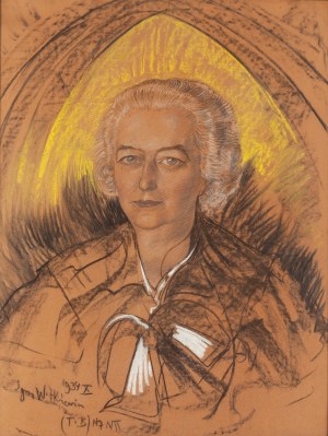 Stanisław Ignacy Witkiewicz Witkacy (1885 Warszawa - 1939 Jeziory na Polesiu), Portret Marii Wojciechowskiej-Bagieńskiej, 1934