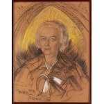 Stanislaw Ignacy Witkiewicz Witkacy (1885 Warsaw - 1939 Jeziory in Polesie), Portrait of Maria Wojciechowska-Bagienska, 1934