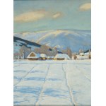 Julian Fałat (1853 Tuligłowy - 1929 Bystra), Winter Landscape from Bystra