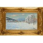 Julian Fałat (1853 Tuligłowy - 1929 Bystra), Winterlandschaft aus Bystra