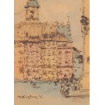 Tadeusz Cieślewski (Vater) (1870 Warschau - 1956 Warschau), Altstadt in Warschau