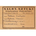 Tadeusz Cieślewski (ojciec) (1870 Warszawa - 1956 Warszawa), Widok na Krakowskie Przedmieście
