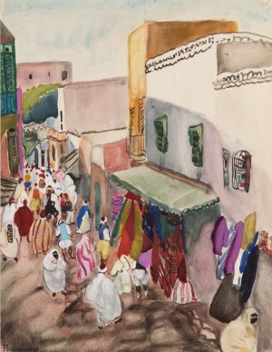 Zofia Piramowicz (1880 Radom - 1958 Clichy), Algier, kasba, 1931-32
