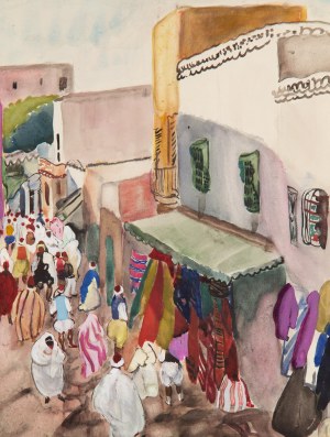 Zofia Piramowicz (1880 Radom - 1958 Clichy), Algier, kasba, 1931-32