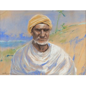 Feliks Michał Wygrzywalski (1875 Przemyśl - 1944 Rzeszów), Portrait of an Arabian
