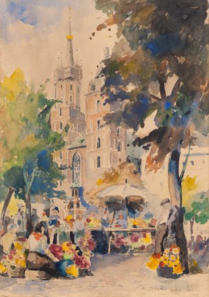 Mieczysław Serwin-Oracki (1912 Bochnia - 1978 Katowice), Kościół Mariacki w Krakowie