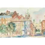 Irena Nowakowska-Acedanska (1906 - 1983 ), View of the Transfiguration Church in Lviv