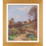 Henryk Policht (1888 Wiatrowice - 1967), Road in the village