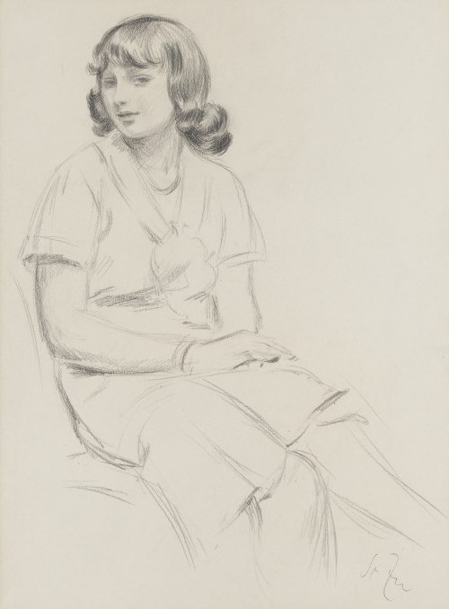 Stanisław Żurawski (1889 Krosno - 1976 Kraków), Portret kobiety