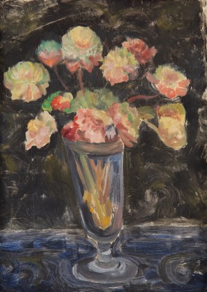 Zdzisław Cyankiewicz (Cyan) (1912 Czechowice - 1981 Paryż), Martwa natura kwiatowa