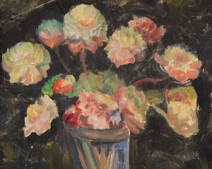 Zdzisław Cyankiewicz (Cyan) (1912 Czechowice - 1981 Paryż), Martwa natura kwiatowa