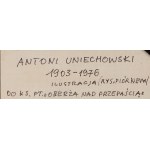 Antoni Uniechowski (1903 Vilnius - 1976 Warschau), Illustration für das Buch Oberża nad przepaścią.