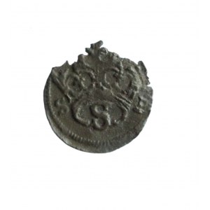 ZYGMUNT I STARY (1506-1548) b.rzadki denar koronny S-P/S, R6;