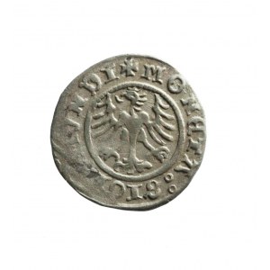 ZYGMUNT I STARY (1506-1548) półgrosz koronny 1510 z błędem;