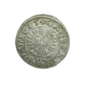 ZYGMUNT III WAZA, schöner Kronenpfennig 1615;