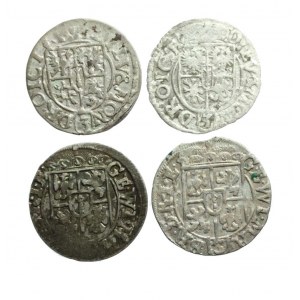 ZYGMUNT III WAZA, zestaw 4 bardzo ładnych półtoraków 1622-1626;